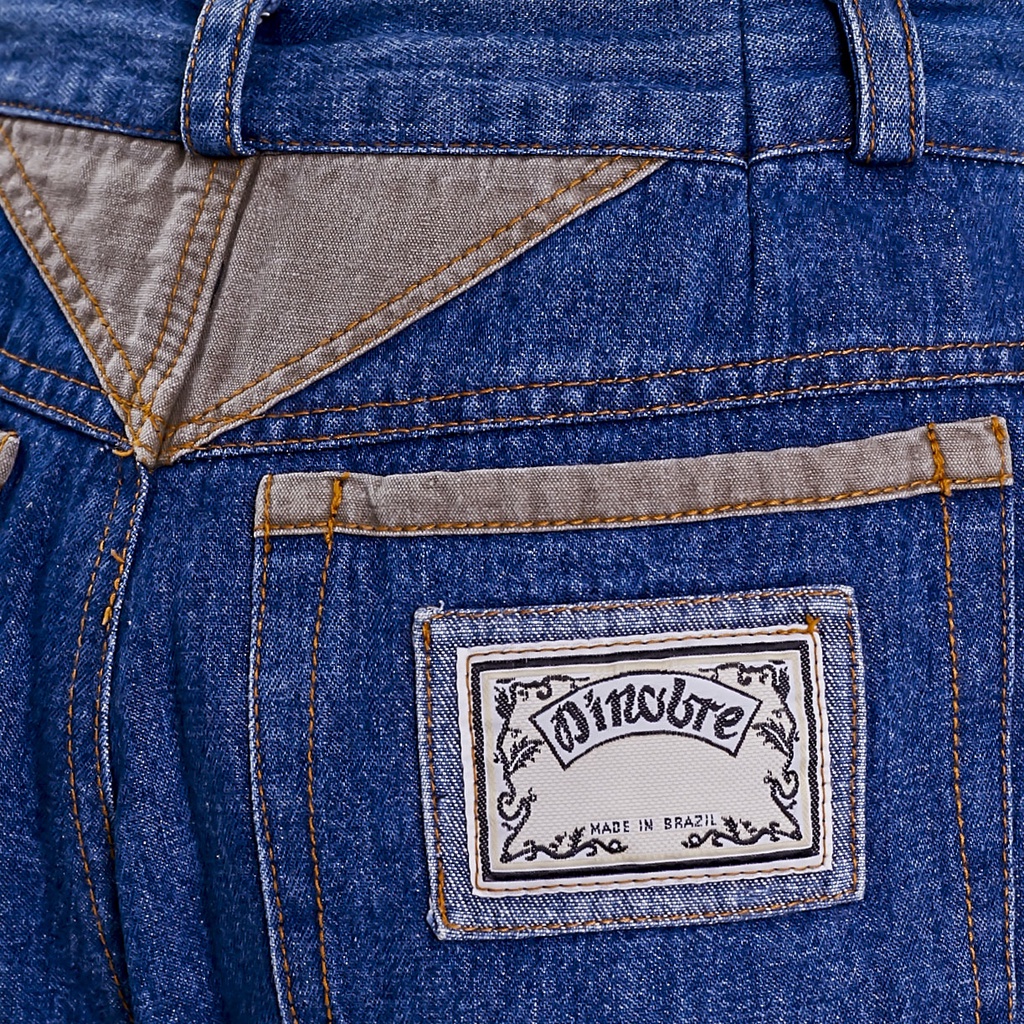 Calça cintura alta lápis vintage sale solta larga mom anos 80