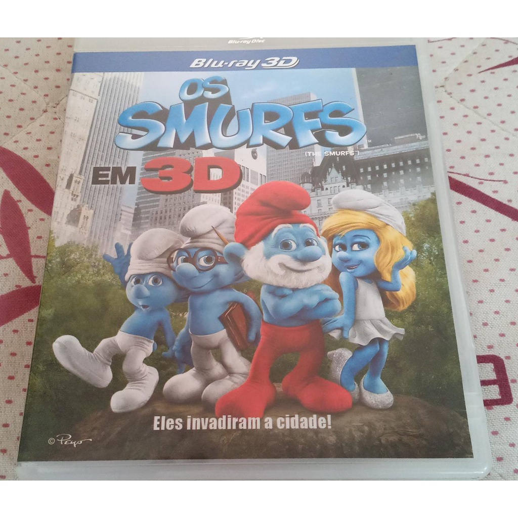 BLU-RAY - 3D - SMURFS | Shopee Brasil