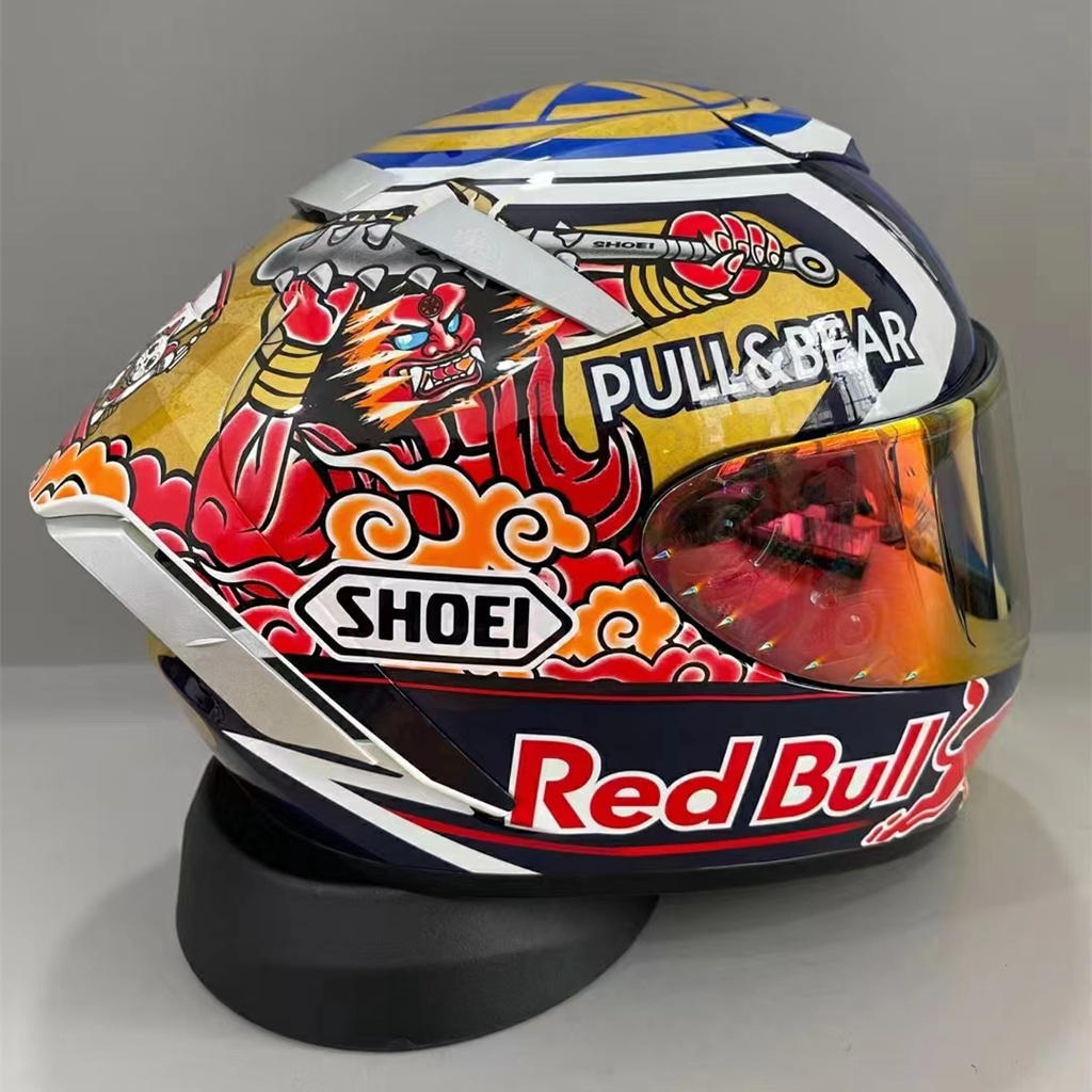 SHOEI x-14 MM93 B.C REDBULL付き XL Capacete SHOEI X14 Motegi/X14 Red Bull/FullFace Helme | Shopee Brasil