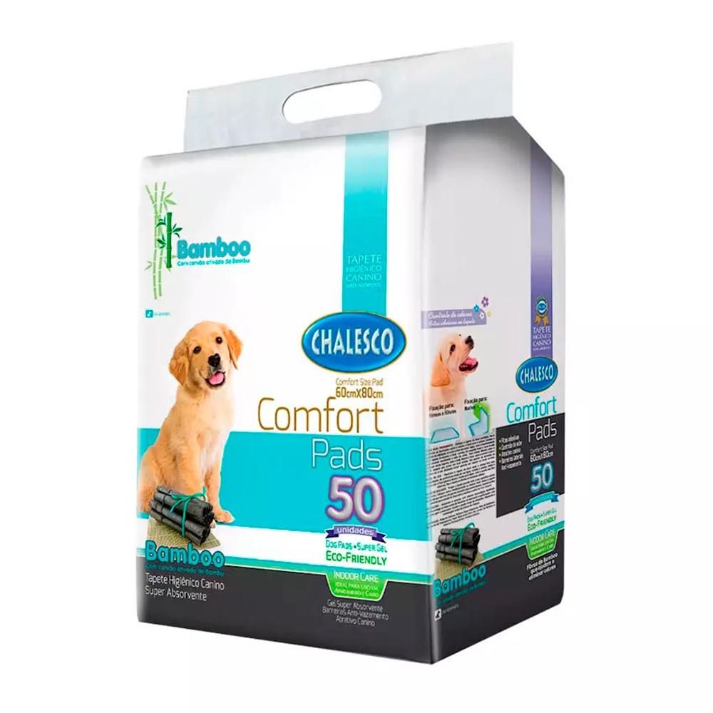 Imagem do produto Tapete Higiênico Comfort Bamboo Cães Chalesco C/50 Unidades
