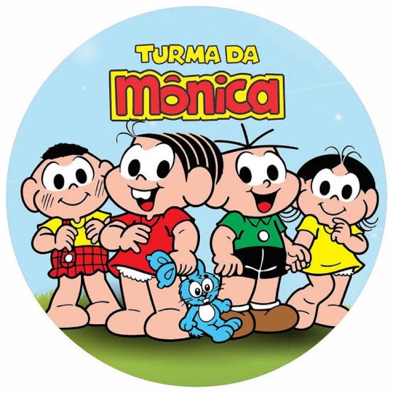 Adesivo Turma Da Monica 44 3 Cartelas Shopee Brasil 3399