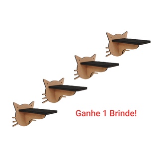 Degrau Escadinha Para Gatos Kit Playground mdf com carpete Lançamento # oferta especial