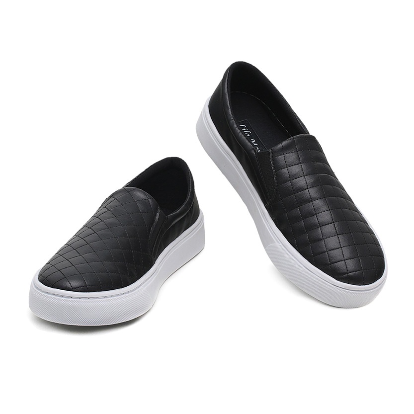 Tenis slip on sales matelassê