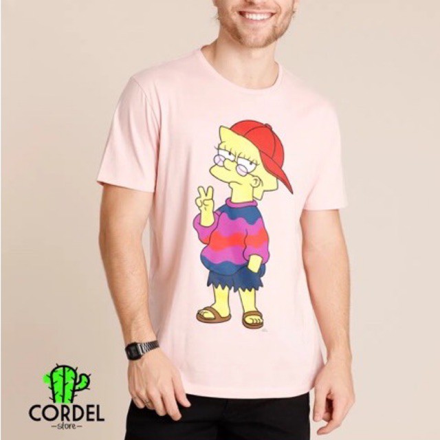 Camiseta Masculina Lisa Lisa Simpsons Tumblr Swag - Bella Store - Camiseta  Masculina - Magazine Luiza