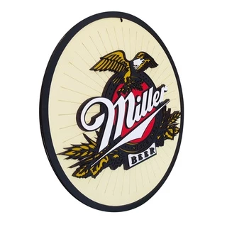 Placa Decorativa Miller Cerveja 3D Alto Relevo Cantinho do Churrasco Decoração Área Gourmet