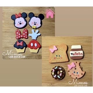 2 KITS ÍMÃS BISCUIT (Mickey e Minnie e Super Fofos)