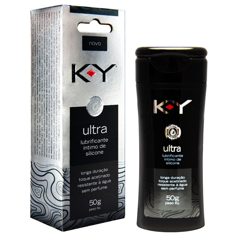 K-Y Ultra Lubrificante Intimo De Silicone Premium 50g KY - Sexo Anal Cosmético Erótico Sexshop Sex Shop Sexy