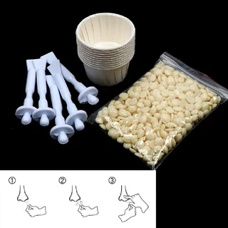 (fdhot) Kit De Cera Para Remoção De Pelos Do Nariz/Orelha Nasal/Sem Dor/Contas Rápis Desbotas