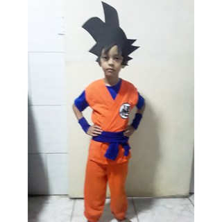 Fantasia Goku +imitação De Cabelo De Eva
