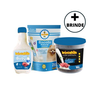 Combo Kit Petisco Para Filhotes Molho + Biscoito Natural + 1kg Sticks Com um Super BRINDE
