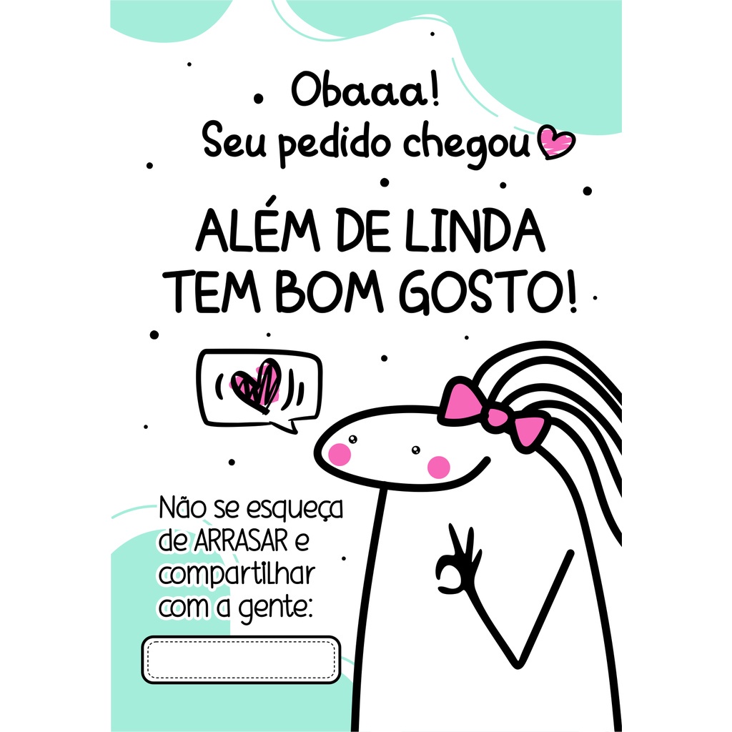 Tag De Agradecimento Ao Cliente Flork Meme Frases Mod Shopee Brasil