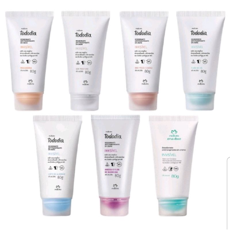 Desodorante Antitranspirante em creme Todo Dia Natura-80grs | Shopee Brasil