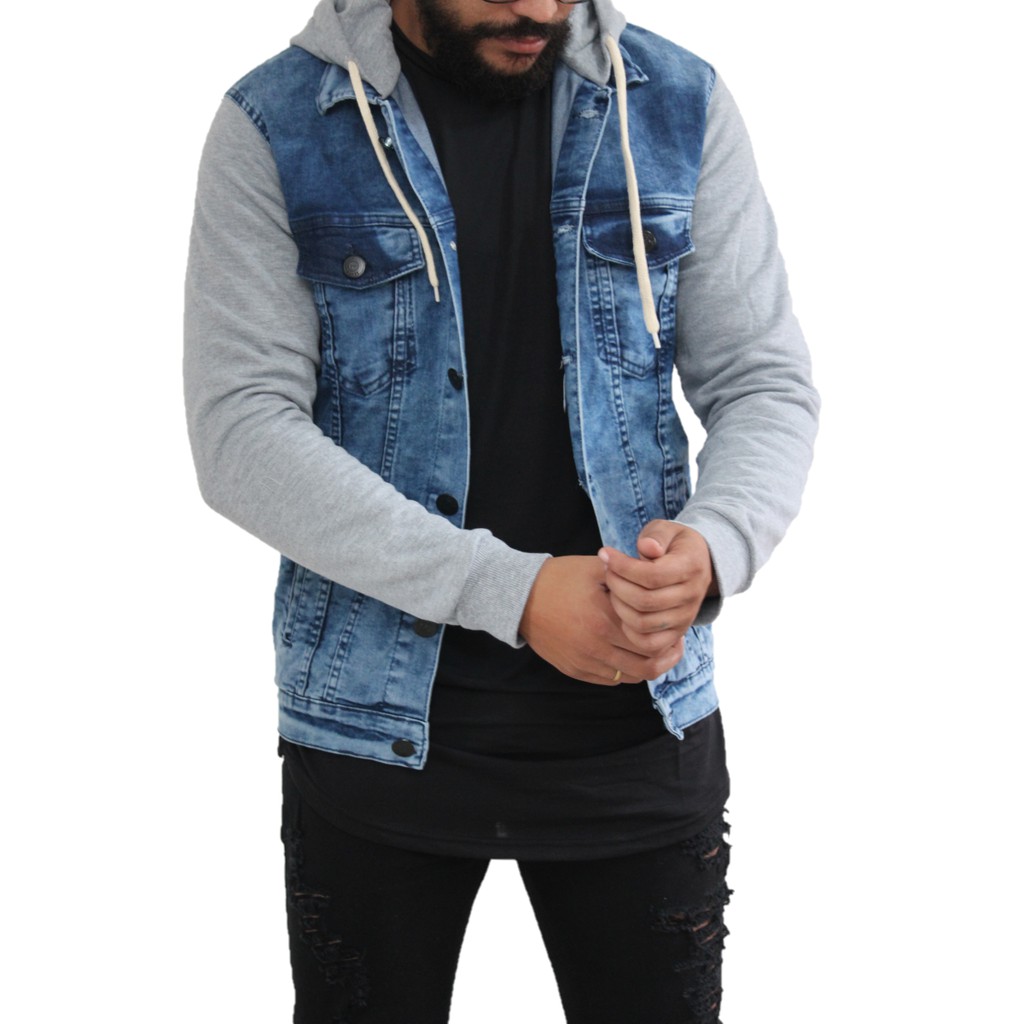 Moletom com jeans store masculino