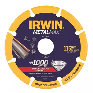 Disco de Corte Diamantado 4.1/2" X 7/8" Para Metais Metalmax