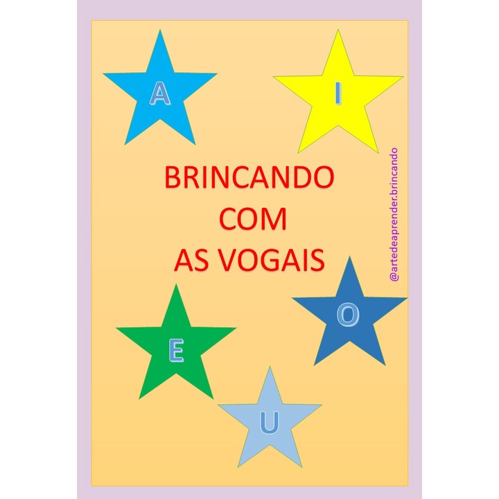 Brincando com Vogais - Educação Infantil