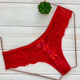 Kit 5 Calcinhas Tanga Fio Dental Renda Lingerie Revenda