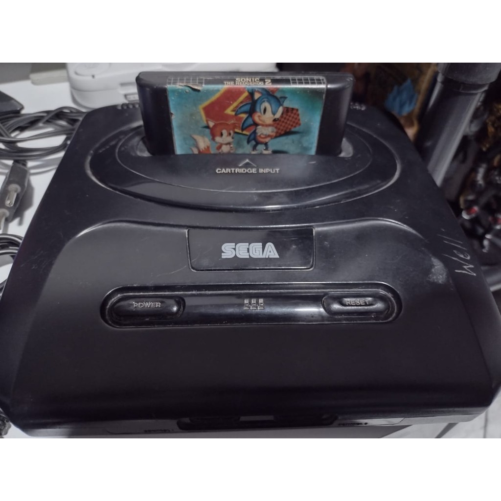 Mega Drive 3 + Sonic 2 original | Shopee Brasil