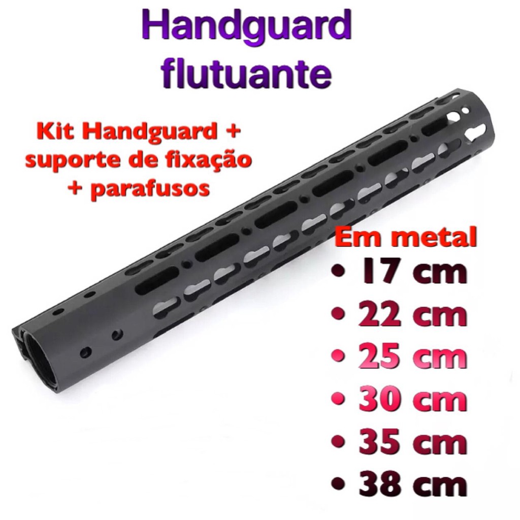 Handguard Keymod Airsoft | Shopee Brasil
