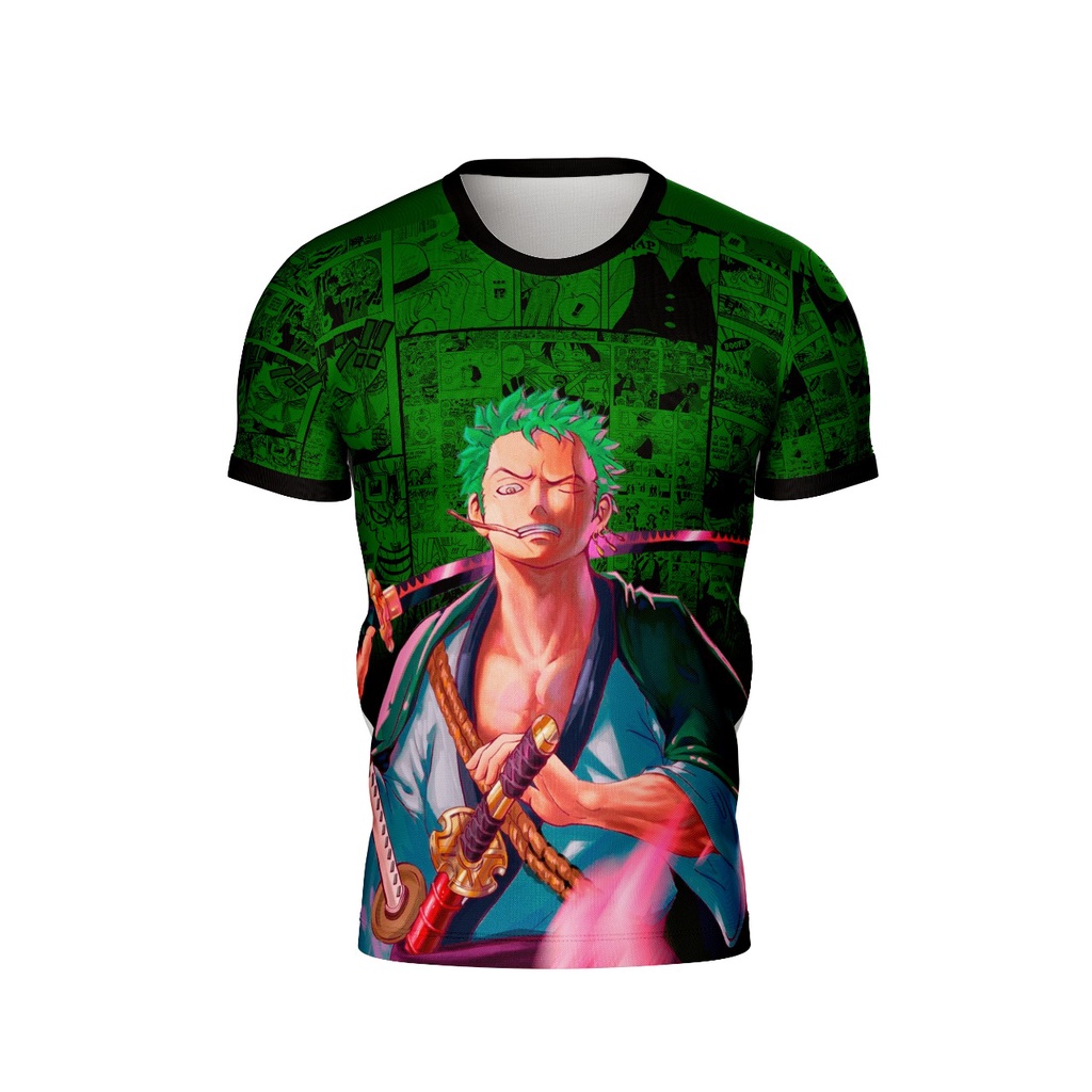 Camisa Camiseta One Piece Zoro Anime Full Hd 1 em Promoção na Americanas