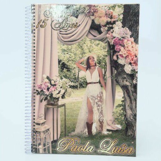 Caderno Personalizado Mensagens/ Festa 15 Anos/ Debutante