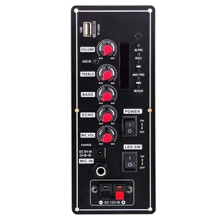 Placa Amplificadora De 7,4v Dança Quadrada 30W Suporte Amplificador De Alto-Falante Bluetooth AUX U-Disk Gravação De 5-8 Polegadas Home Theater DIY