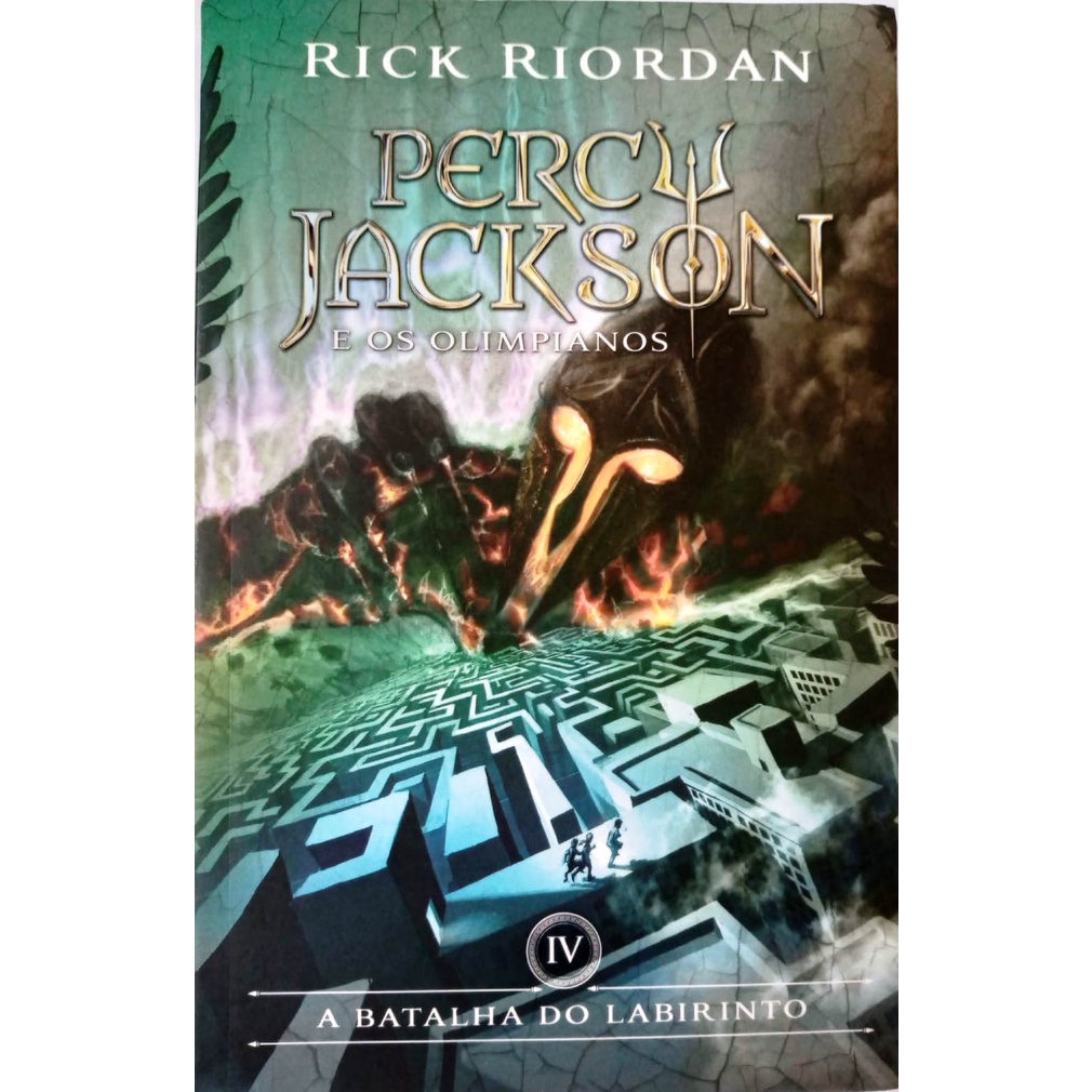 Livro Percy Jackson E Os Olimpianos - A Batalha Do Labirinnto | Shopee ...