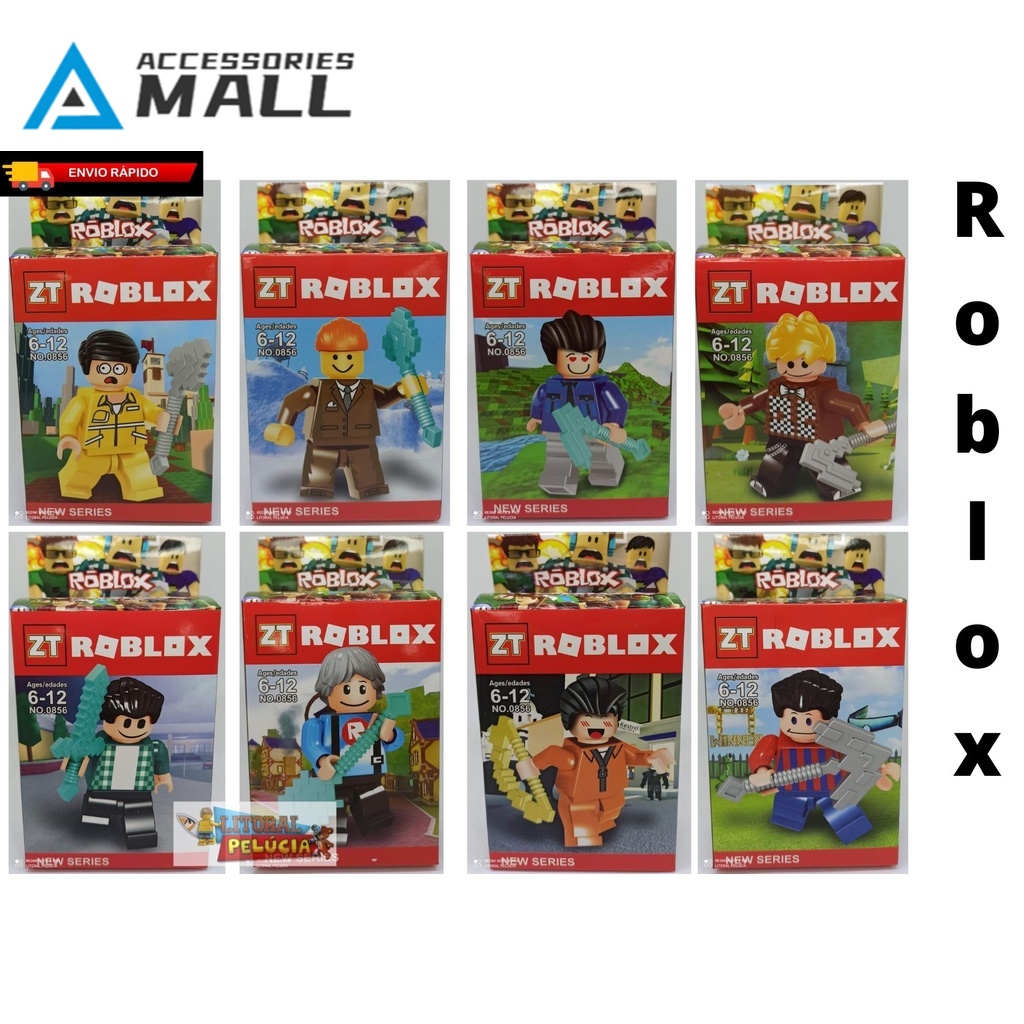 Boneco Bloco De Montar Roblox Compatível Com Lego Authentic no