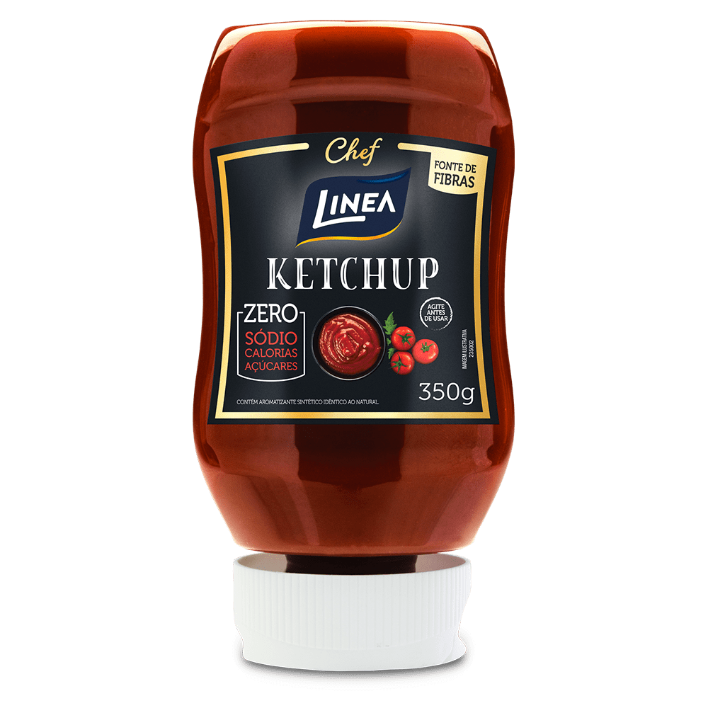 Ketchup Zero Açúcar Calorias Zero Sódio Catchup Linea 350g | Shopee Brasil