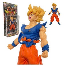 Boneco Dragon Ball Z Goku Super Saiyajin Grande Cabelo Loiro - Super Size -  Colecionáveis - Magazine Luiza