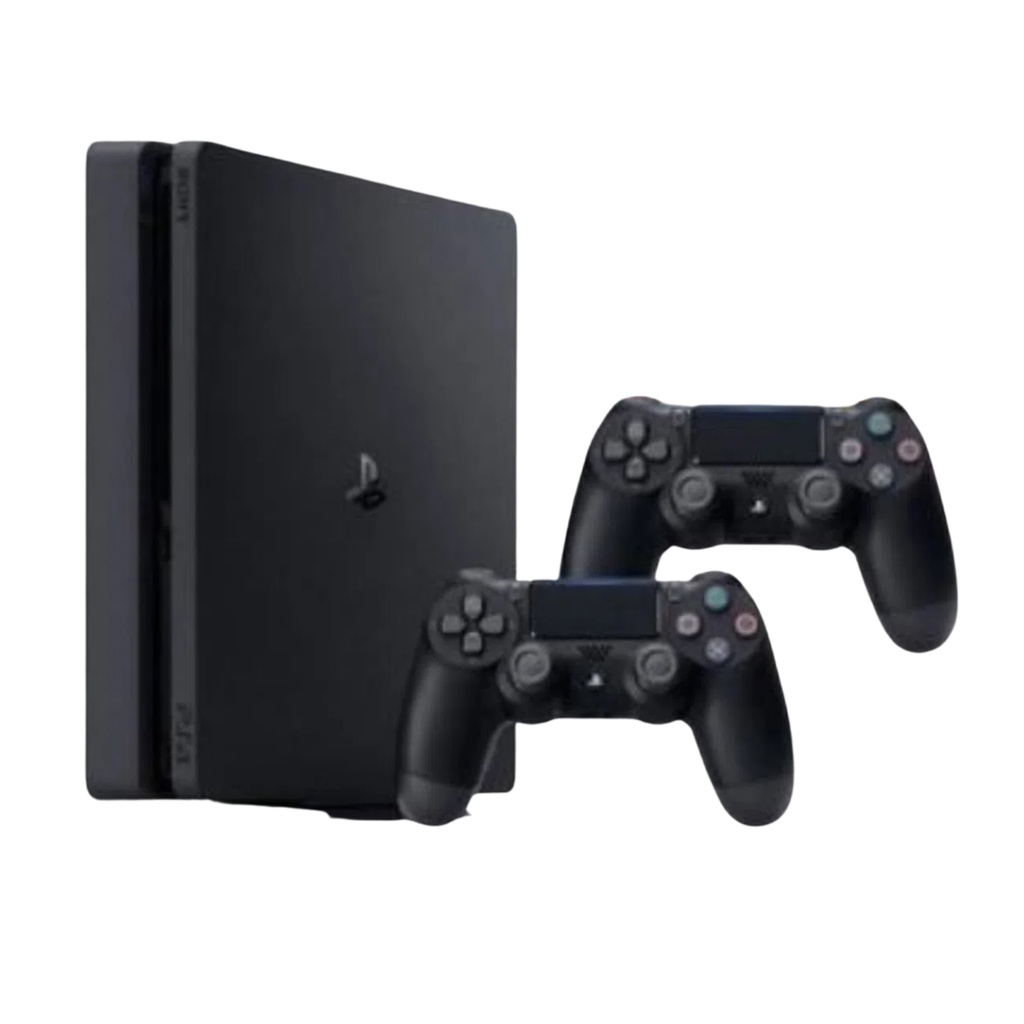 Console Ps4 Slim 1tb Console Playstation 4 + 2 Controles + 2 Jogos