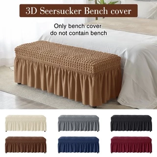 [Coberturas De Bancada De Seersucker Spandex 3D Para Sala De Jantar , Estar E Entrada , Capa Estofada Macia , Protetor Removível Lavável