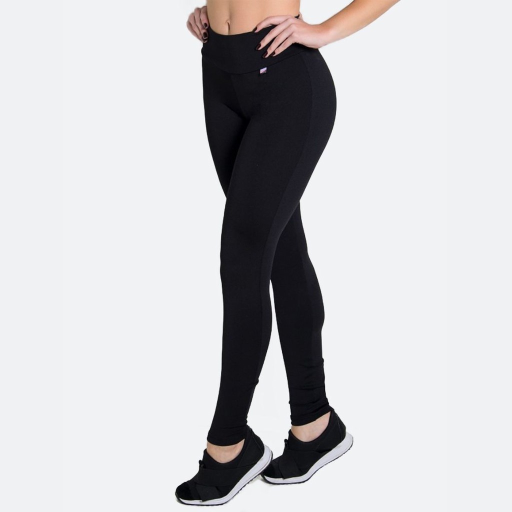 Calça Legging Preta Lisa