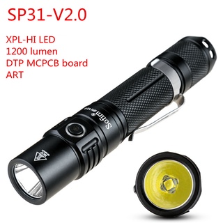 Lanterna LED Sofirn SP31 V2.0 XP-L HI V3 super Brilhante 1200lm Com 5 + 2 Modos