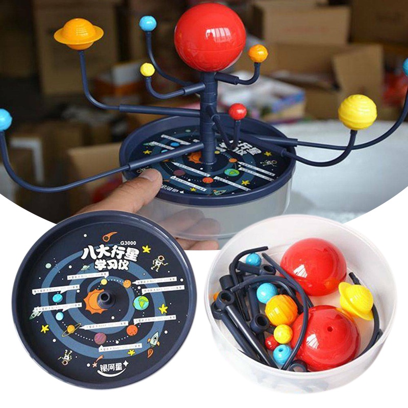 Sistema Solar 8 Planetas Modelo Ciência DIY Crianças Montando Brinquedo ...