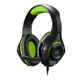 Headset Gamer Rama P3+USB LED Verde Warrior - PH299