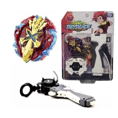 Beyblade Burst Metals Com Lançador Xcalius Xcalibur Promoção no Shoptime