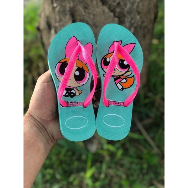 Chinelo infantil feminino modelo slim macio promoção kids estampas