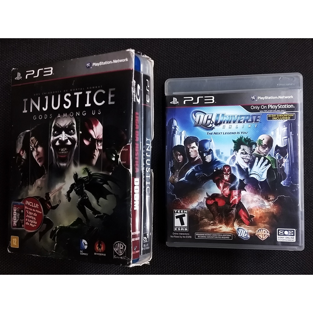 Injustice Gods Among Us Mais Dvd Sony Playstation 3 Ps3