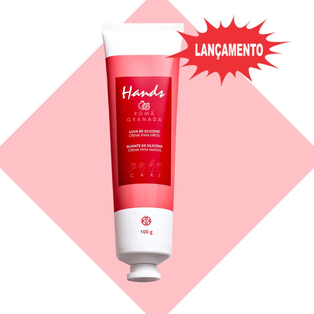 Luva de Silicone Creme Hidratante para as Mãos Aloe Vera Romã Hinode ...