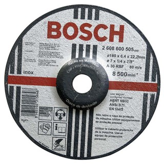 Disco Desbaste Inox 7.0 X 1/4 X 7/8 - Bosch