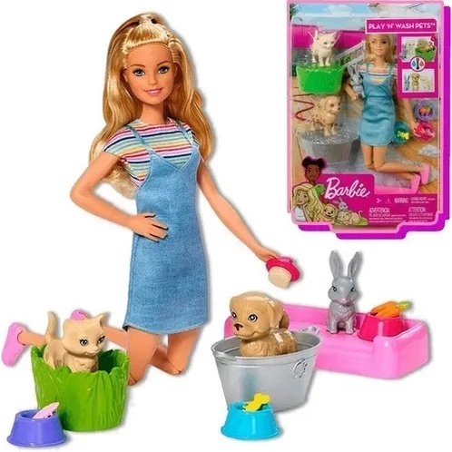 Barbie Play N Wash Pets Shopee Brasil