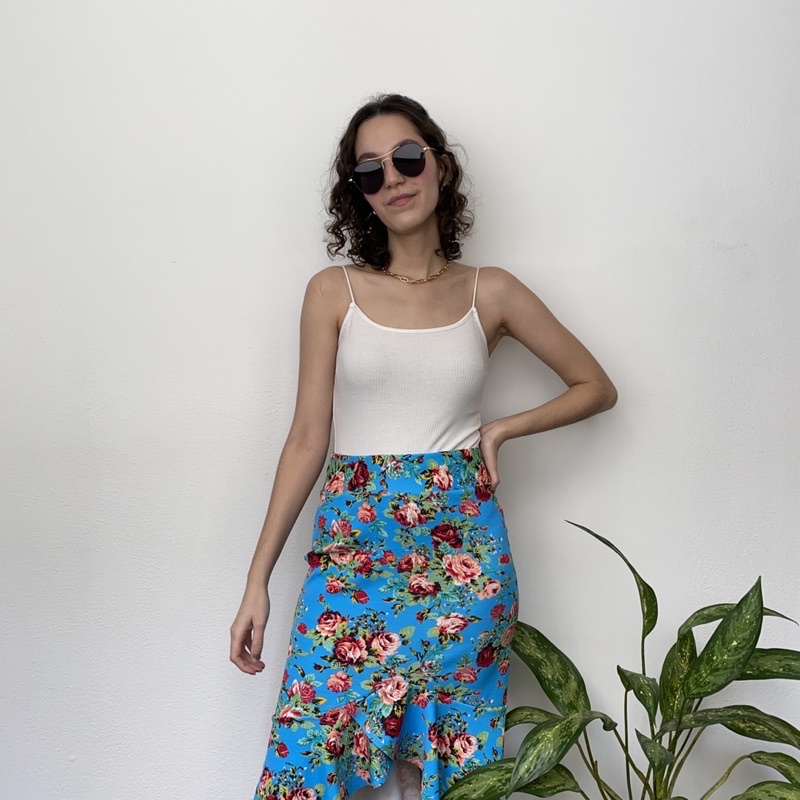 Saia florida sale azul