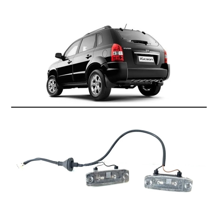 Lanterna Luz De Placa Hyundai Tucson 2006 2007 2008 2009 2010 2011 2012 2013 2014 2015 2016 2017 Novo Original