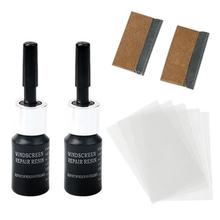 kit 2 resinas reparadoras de vidros parabrisas trincados