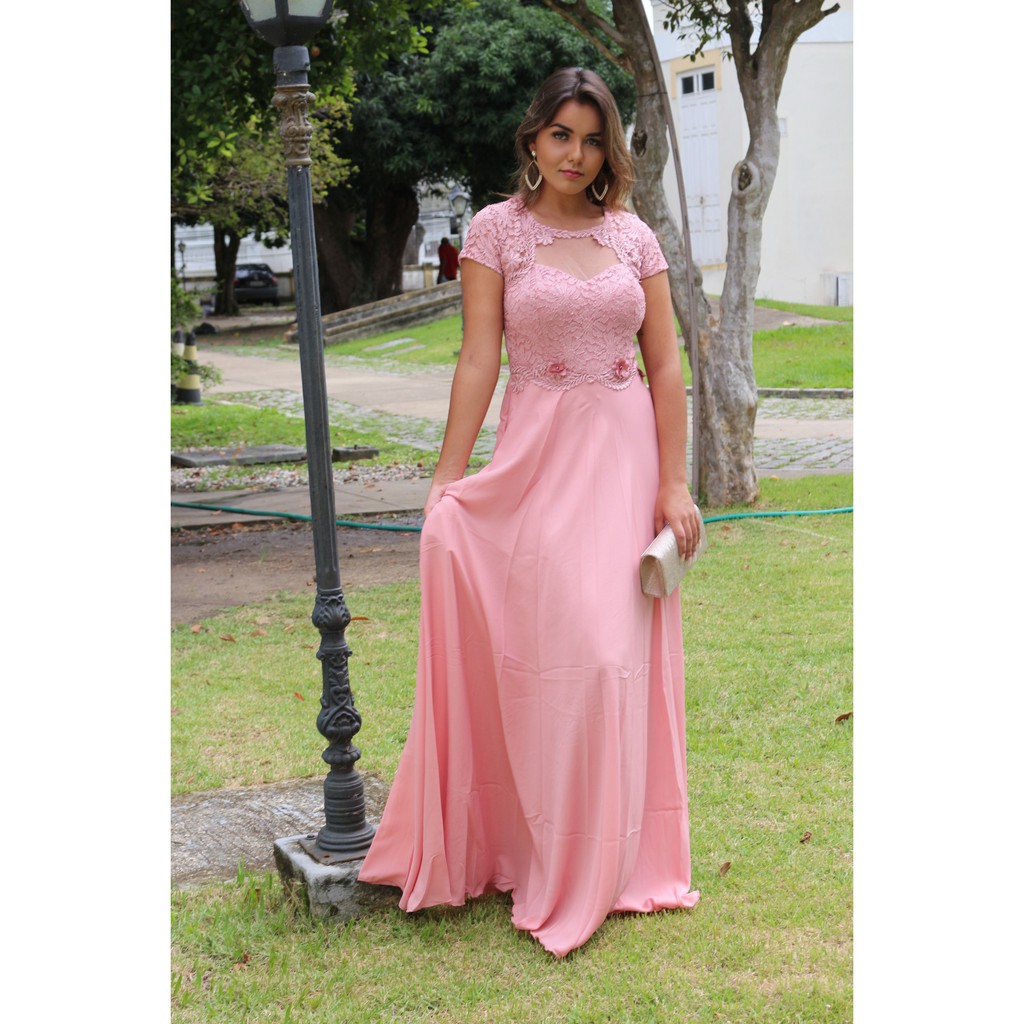 Vestido mae do hot sale noivo casamento civil