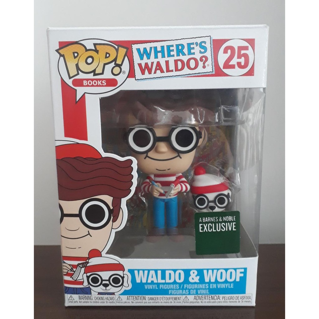 Funko Pop Waldo & Woof - Barnes & Noble # 25 Where's Waldo