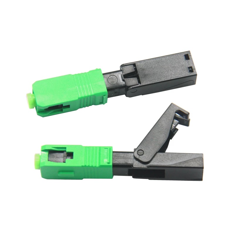 Conectores Sc-apc Fibra Óptica Fast Verde Cartela com 100 Unidades FTTH ...