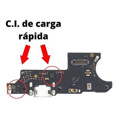 Placa flex flat carga conector compat vel moto g8 power lite