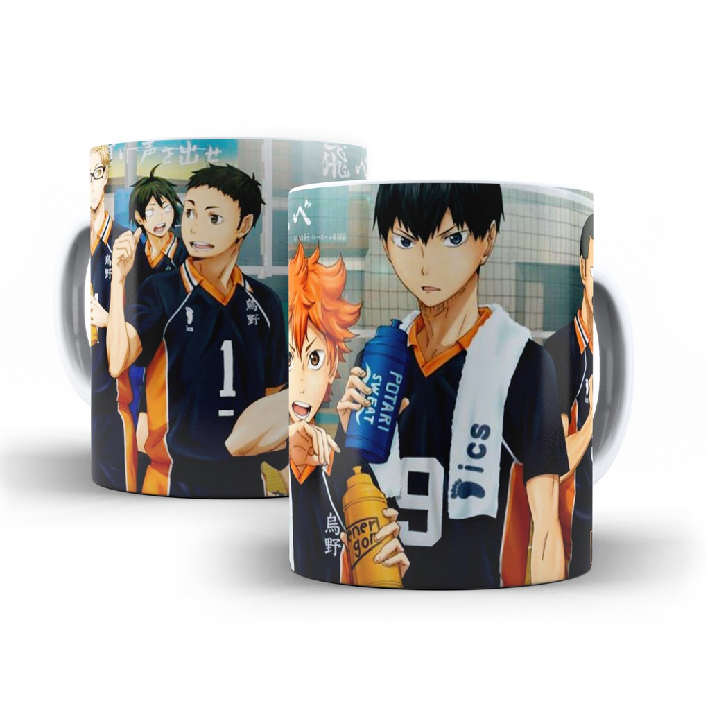 Caneca Haikyuu Nome Personalizado Promoção Volei Anime