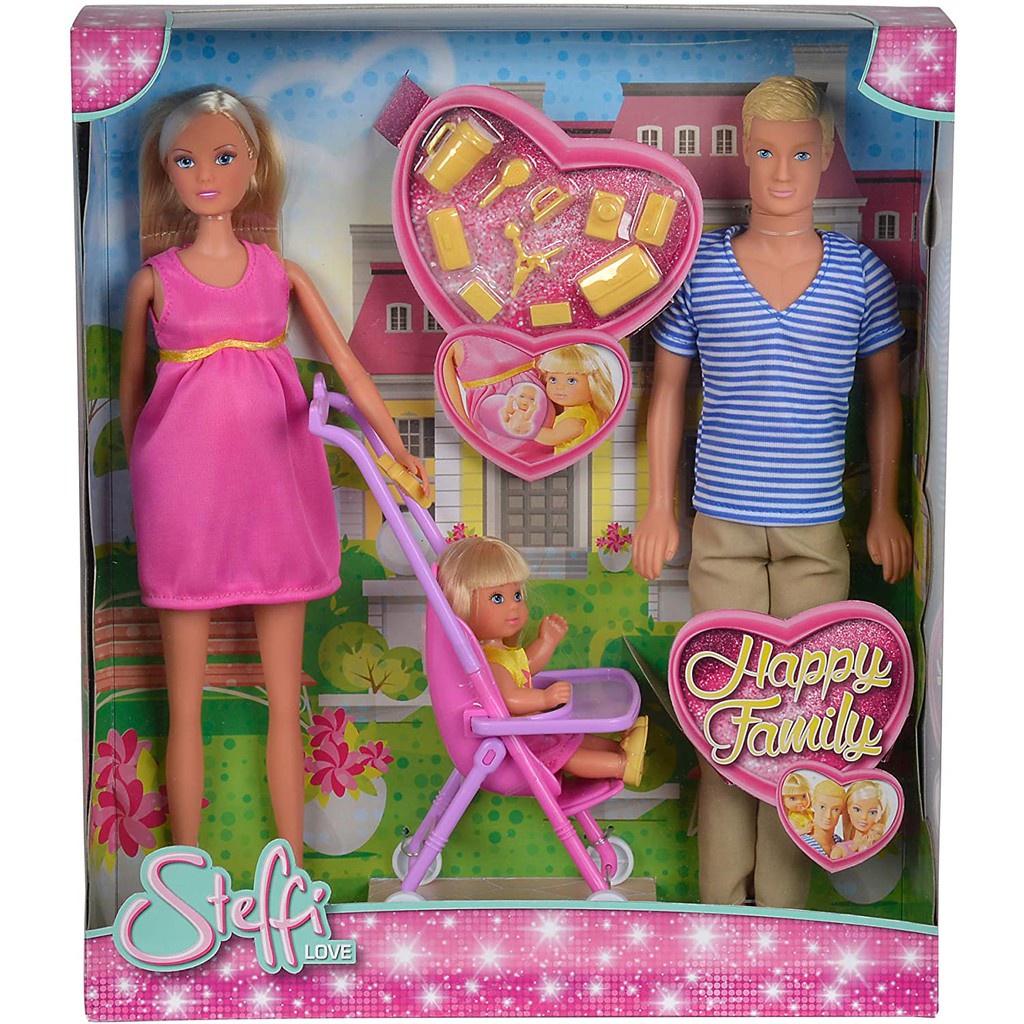 Boneca Barbie Midge Gravida Happy Family 2005